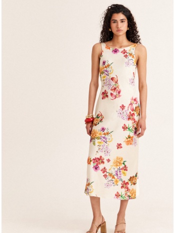 enzzo φόρεμα lydia - βανίλια