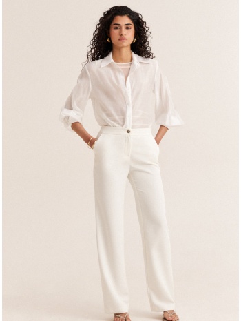 enzzo παντελόνι miriam - εκρού