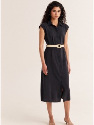 enzzo φόρεμα aura - μαύρο