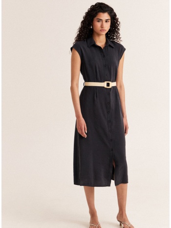 enzzo φόρεμα aura - μαύρο