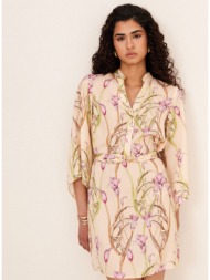 enzzo φόρεμα feji - ροζ