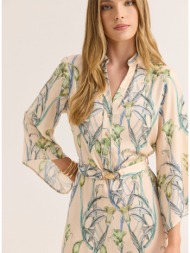 enzzo φόρεμα feji - σιέλ