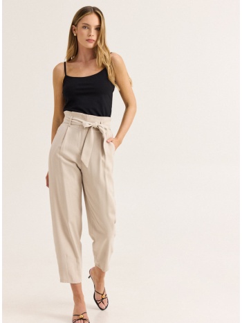 enzzo παντελόνι melany - βανίλια