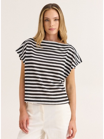 enzzo μπλούζα charlize - μαύρο