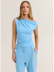 enzzo μπλούζα lissie - σιέλ