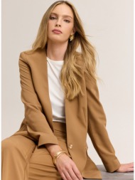 enzzo σακάκι garrett - κάμελ