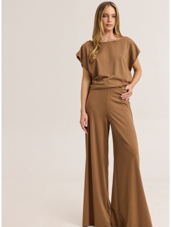 enzzo παντελόνι jorja - καφέ