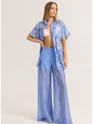 enzzo παντελόνα ronny - σιέλ