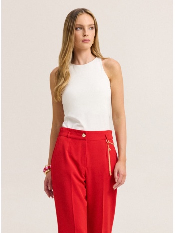 enzzo παντελόνι garrett - tomato