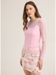 enzzo μπλούζα danae - ροζ