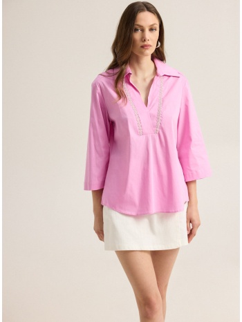 enzzo μπλούζα tamila - ροζ