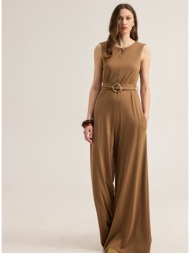 enzzo ολόσωμη φόρμα edena - καφέ