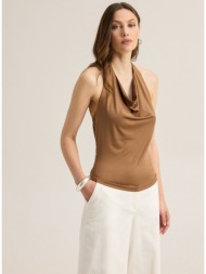 enzzo μπλούζα adele - καφέ