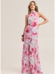 enzzo φόρεμα nya - φούξια