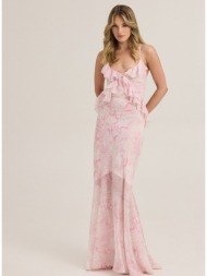 enzzo φόρεμα dalida - ροζ