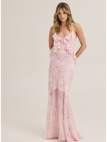 enzzo φόρεμα dalida - ροζ