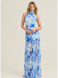 enzzo φόρεμα nya - μπλε