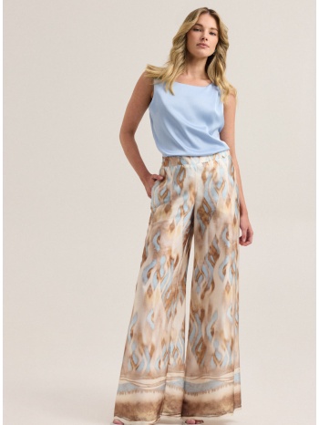 enzzo παντελόνα glen - σιέλ