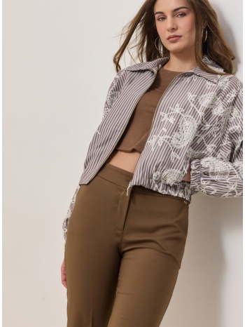 enzzo jacket darius - καφέ