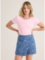 enzzo skort rosin - denim