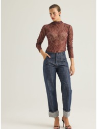 enzzo παντελόνι cyrine - μπλε