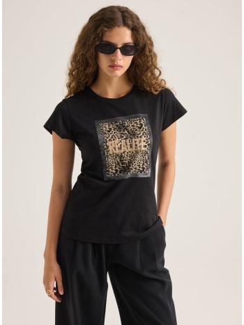 enzzo t-shirt realite - μαύρο