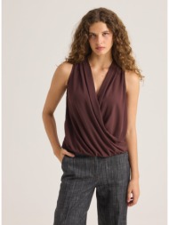 enzzo μπλούζα jazmin - dark plum