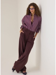enzzo παντελόνα marilyn - dark plum