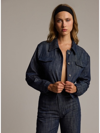 enzzo jacket fiora - μπλε