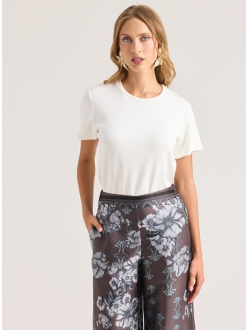 enzzo t-shirt olivera - εκρού