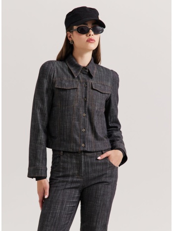 enzzo jacket haven - μαύρο