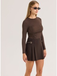 enzzo skort tarian - espresso