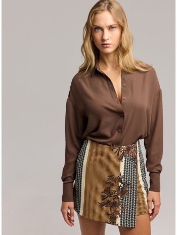 enzzo skort lottie - κάμελ