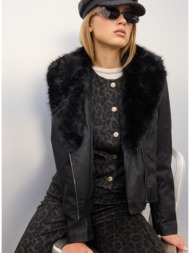 enzzo jacket raina - μαύρο