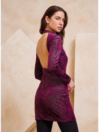 enzzo φόρεμα naomi - μελιτζανί σε προσφορά