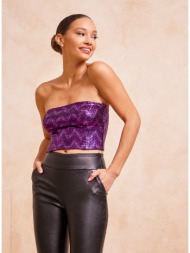 enzzo μπούστο brie - μοβ