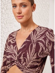 enzzo μπλούζα nova - μπορντό