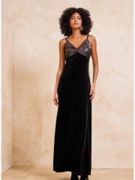 enzzo φόρεμα laurie - μαύρο