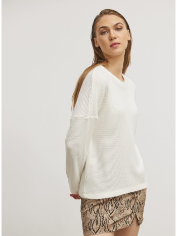 enzzo μπλούζα emiliana - εκρού σε προσφορά