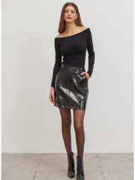 enzzo φούστα rani - μαύρο