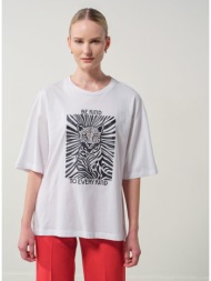 enzzo t-shirt be kind - λευκό