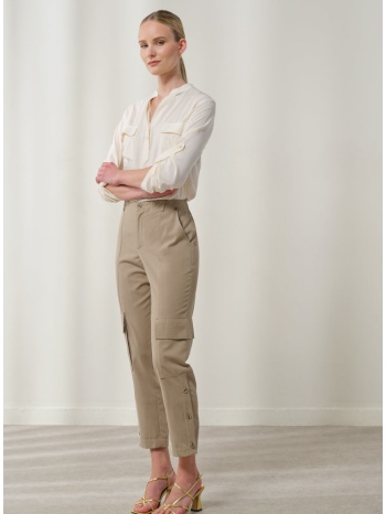 enzzo παντελόνι ace - μπεζ σε προσφορά