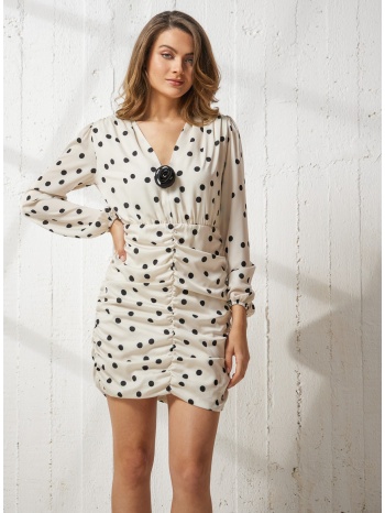 enzzo φόρεμα katie - βανίλια σε προσφορά