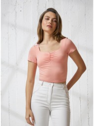 enzzo μπλούζα mae - peach