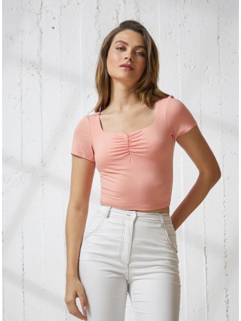 enzzo μπλούζα mae - peach σε προσφορά