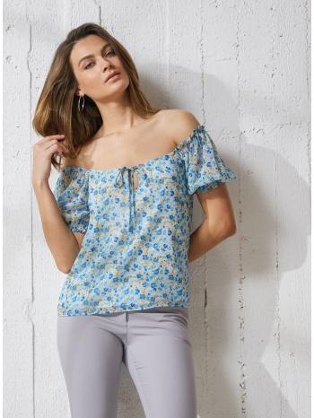 enzzo μπλούζα monik - σιέλ σε προσφορά