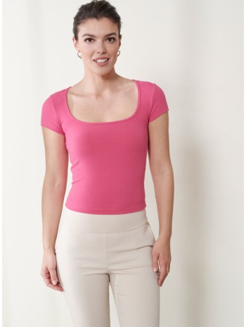 enzzo μπλούζα zayd - φούξια σε προσφορά