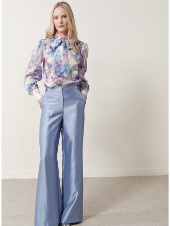 enzzo παντελόνι cloe - μπλε ραφ σε προσφορά