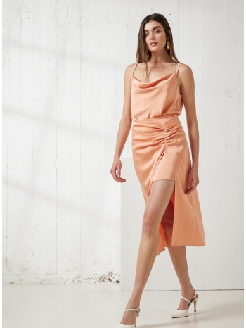 enzzo φούστα romy - peach σε προσφορά