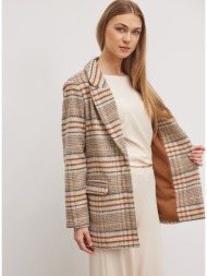 enzzo παλτό darya - μπεζ